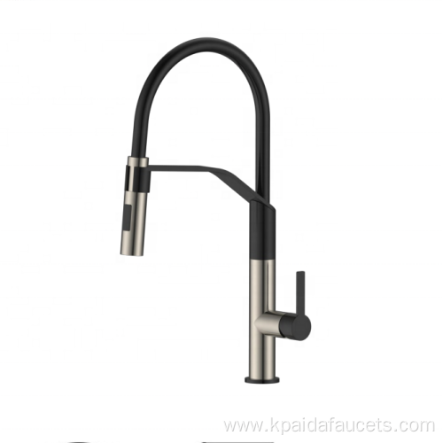 CUPC Modern Brass Flexible Kitchen Faucet